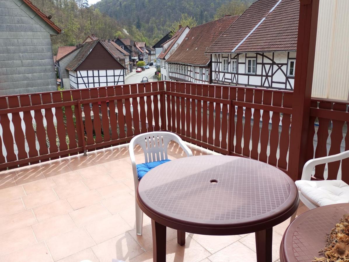 Ferienhaus Am Fluss Mit Traumhafter Dachterrasse ,Garten Und Grill Walkenried Dış mekan fotoğraf
