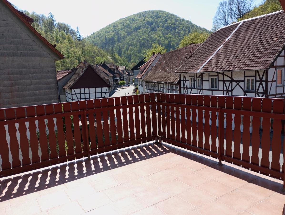 Ferienhaus Am Fluss Mit Traumhafter Dachterrasse ,Garten Und Grill Walkenried Dış mekan fotoğraf
